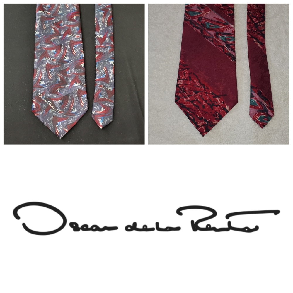 Bundle of Oscar De La Renta Studio Neck Ties